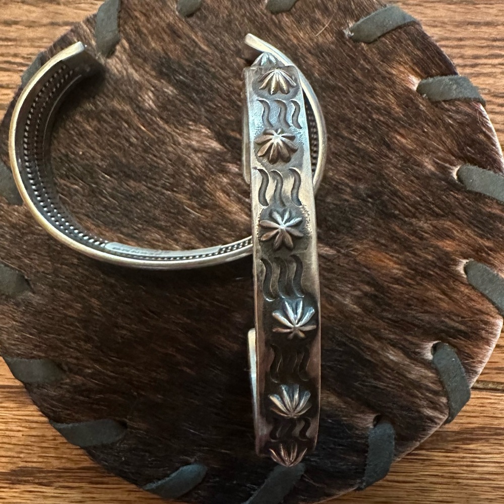 Sterling Stamped Cuff